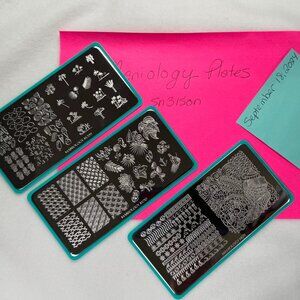 Maniology Plate:  Hangloose Collection M209, M210, M211